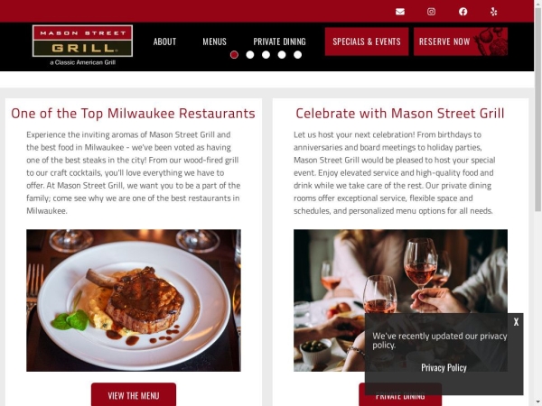 masonstreetgrill.com